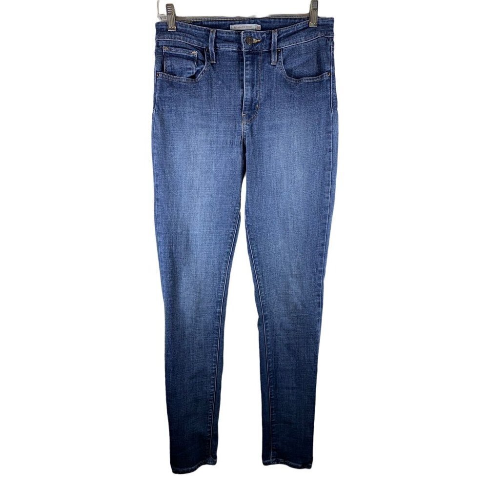 Levi's 721 High Rise Skinny Dark Wash Jeans Size 28